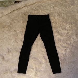 American eagle high rise black jeans size 10